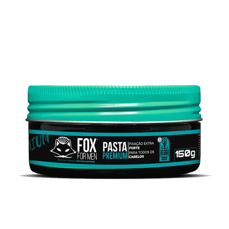 Pasta Cera Creme modelador fixador PREMIUM 150g - FOX FOR MEN