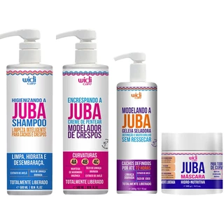 Kit Encrespando Juba Shampoo, Geléia, Máscara Widi Care