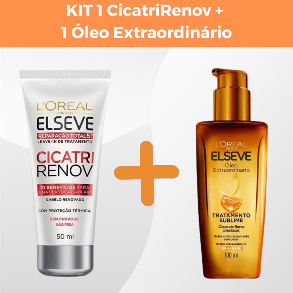 KIT ELSEVE Levin Cicatri Renov + Óleo Extraorndinário 100Ml