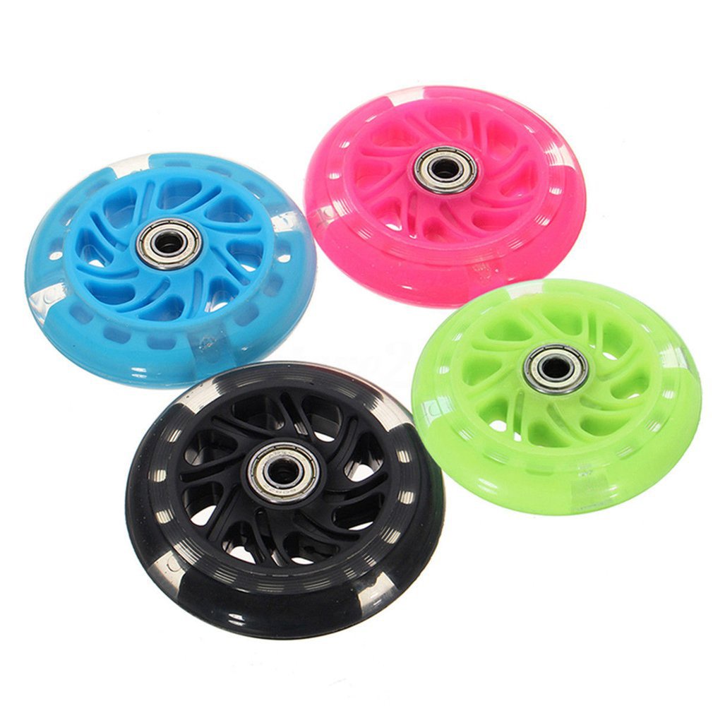 120Mm Led Flash Wheel Mini Ou Maxi Durável Scooter Flashing Lights Back ...