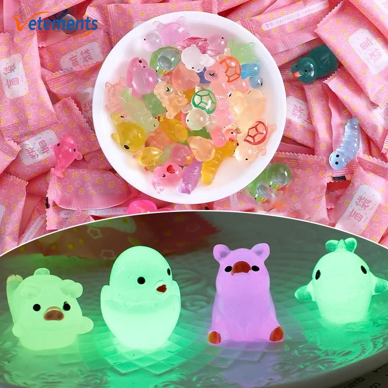Mini Simulação Animal Saco Cego Brilhante Para Crianças Brinquedos Engraçados Surpresa Figuras De Doces Falsos Criativos Miniatura Modelo