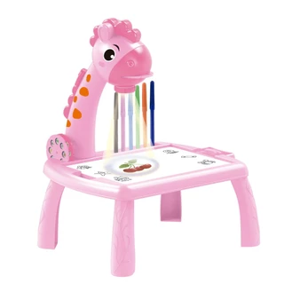 Mesa Lousa Projetora De Desenhos Infantil C/ Som - Castela Brasil