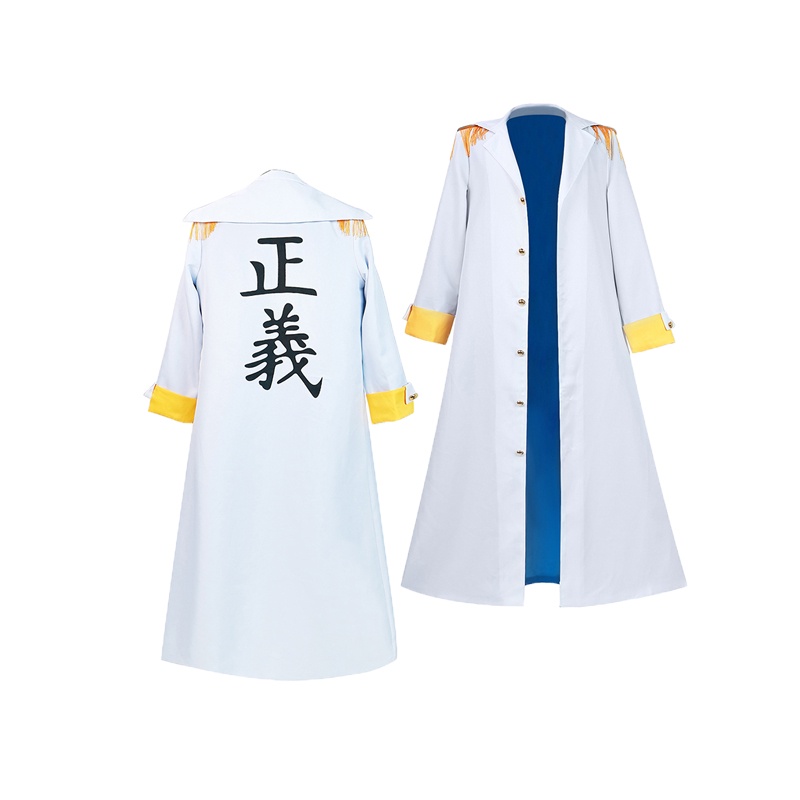 One Piece Admiral Akainu Sakazuki Cosplay Marine Coat Costume