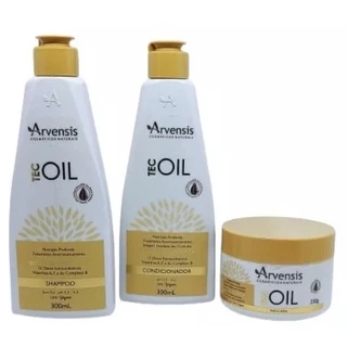 Kit Shampoo + Condicionador + Máscara Arvensis Tec Oil