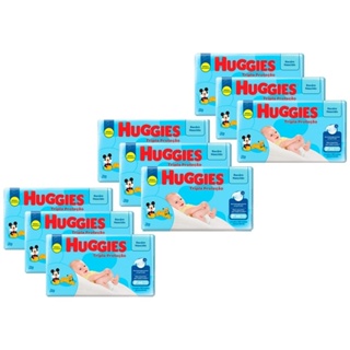 Fralda Descartável Huggies Tripla Proteção Mega Tamanho P - 9 Pacotes com 46 Fraldas - Total 414 Tiras