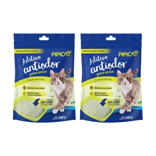 Kit 2 Aditivos Antiodor Kelco Pipicat Campestre 500g