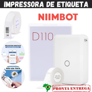 Impressora Etiqueta Niimbot D110 + 1 Rolo (pronta Entrega)