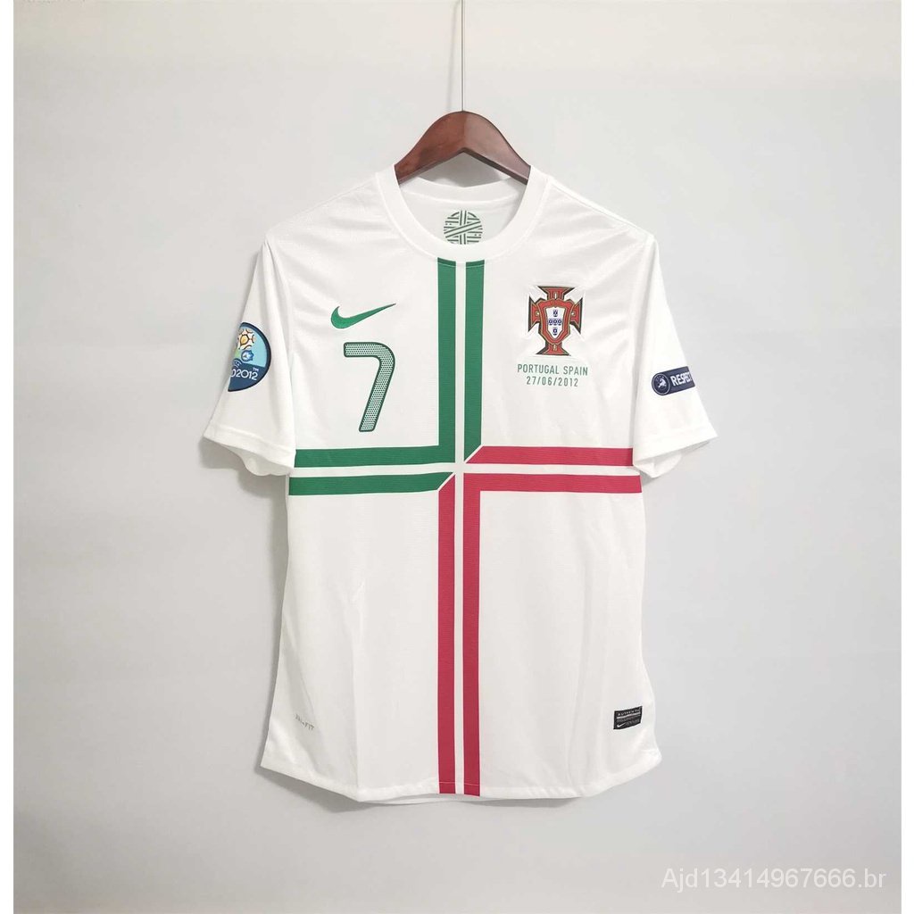 2012 camisa de futebol de alta qualidade versão tailandesa retrô de Portugal S-2XL 2KWW