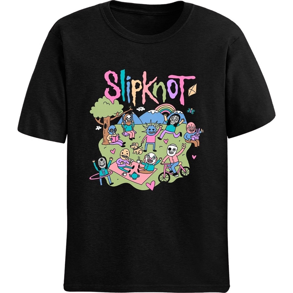 Camisa 100% Algodão Slipknot cute Banda de Rock envio rapido - Didi__outlet