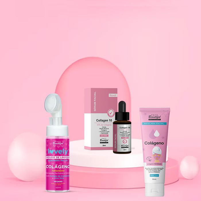Kit Face Beautiful Skin Care e Cuidados Elimina Impurezas e