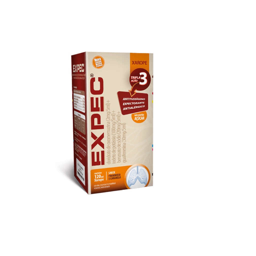 Expectorante Xarope Expec 120ml - Legrand | Shopee Brasil
