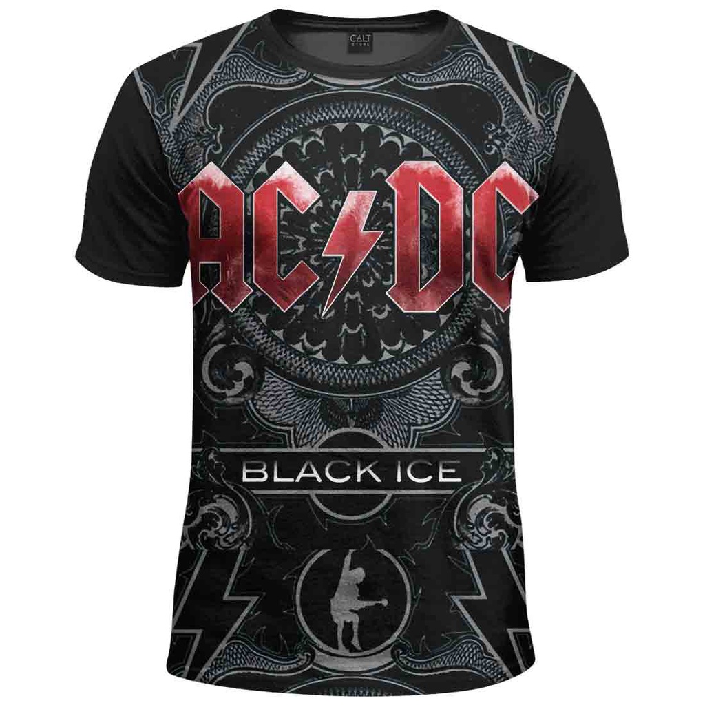 Camiseta ACDC banda estilo rock metal estampada AC DC | Shopee Brasil