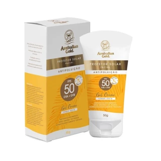 Protetor Solar Facial Gel Creme Fps 50 Australian Gold