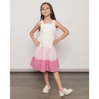 Vestido Infantil Três Marias Rustico Off White