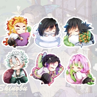 Broche Desenho Animado Anime Jogo Demon Slayer Periférico Acrílico Criativo Adorável Bolsa Decoração Pin