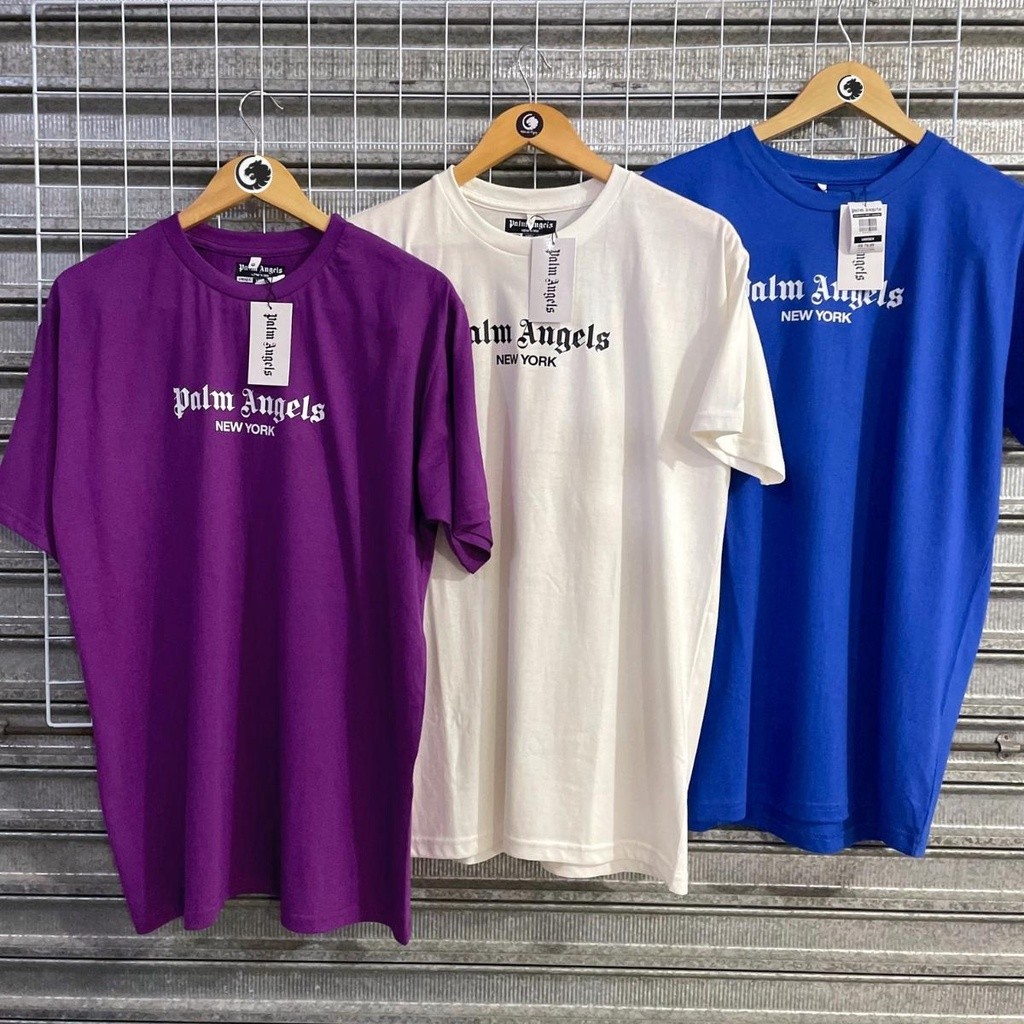 Camiseta Palm Angels 100% Algodão Malha 30.1 Lançamento Unisex