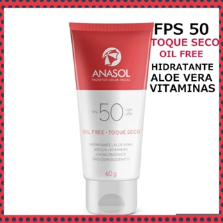 PROTETOR SOLAR FACIAL FPS 50 ANASOL - 60 g