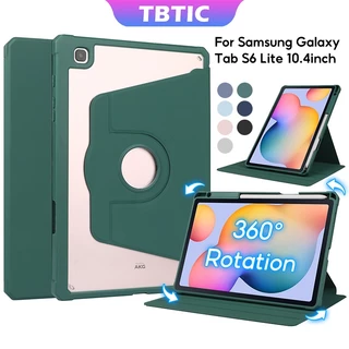 TBTIC Para Samsung Galaxy Tab S6 Lite 10.4 2020 Estojo De Comprimidos 360 ° Grau De Proteção Capa Transparente SM-P610 P615 P613