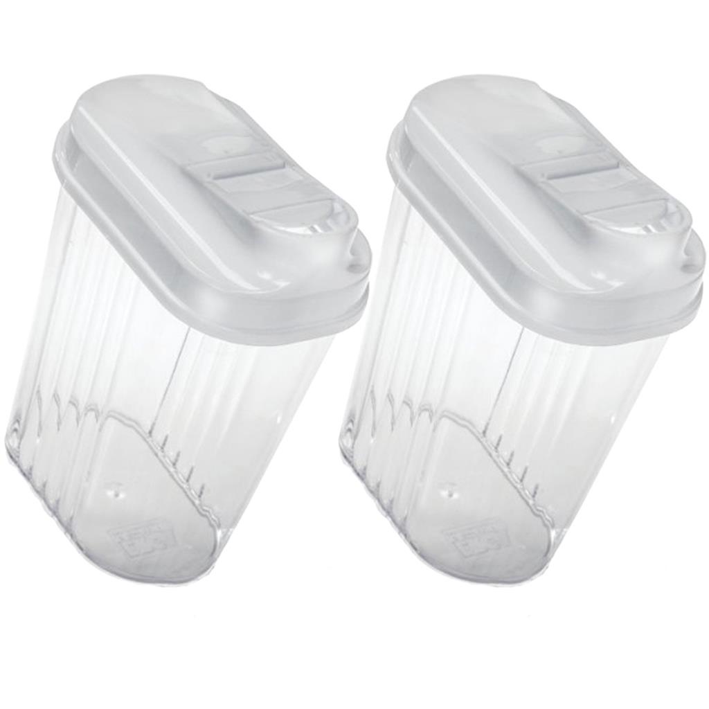 Kit 2 Farinheiro Acucareiro Acrilico Porta Condimentos 460ml