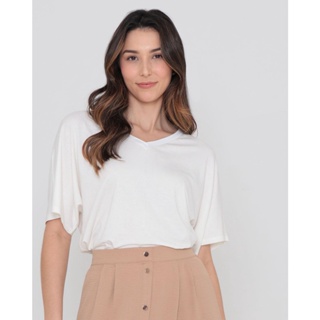 Blusa Decote V Lisa Off White
