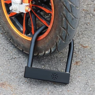 Cadeado Com Trava U Lock Tranca Bicicleta Moto portoes Alarme material de Aço Resistente LK-BL30 Luatek