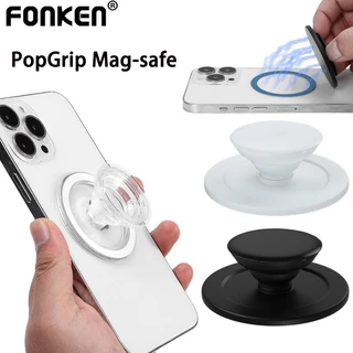 Fonken suporte magnético dobrável para telefone, suporte popsocket mag-seguro para telefone, suporte popgrip mag-seguro para telefone
