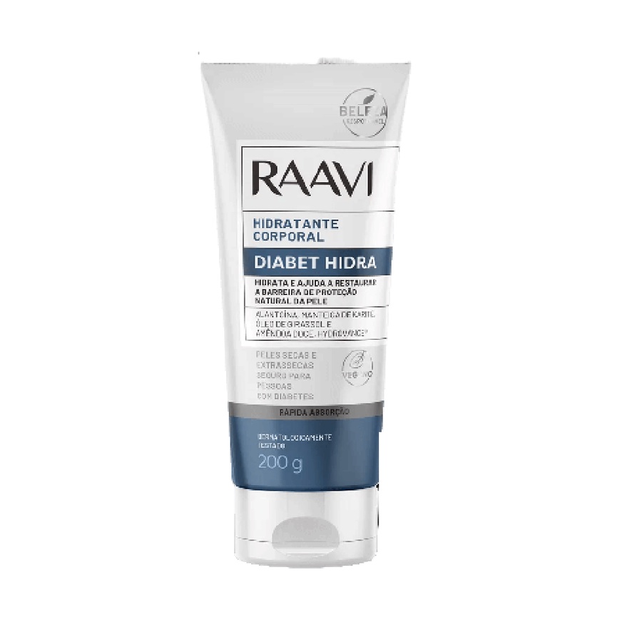 Hidratante Corporal Diabet Hidra 200g Ravvi | Shopee Brasil
