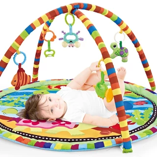 Tapete De Atividades Bebê/Rack De Fitness Para Bebê 0-36 Meses/Tapete De Chão Para Bebê Recém-nascido 92x85cm