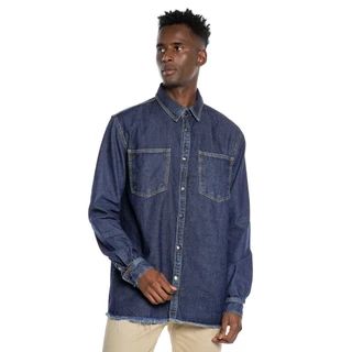 Camisa Masculina Jeans Vintage Polo Wear Jeans Médio