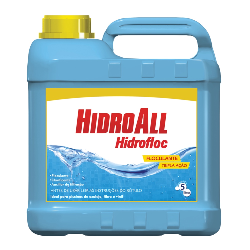 Clarificante e Floculante Hidrofloc 5L Tampa Amarela – Hidroall