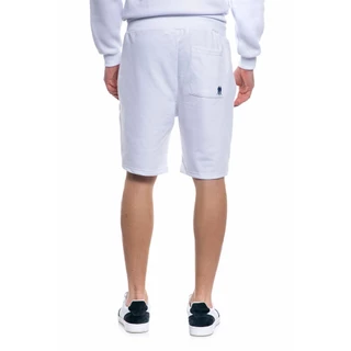 Bermuda Masculina Moletom Básica Silk Relevo Polo Wear Branco