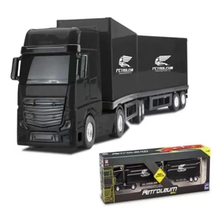 Caminhão Petroleum Baú Duplo Preto 1472 - Roma