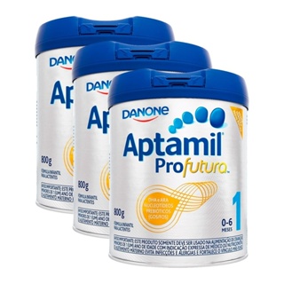 Fórmula Infantil Aptamil Profutura 1 800g Kit com 3 Unidades
