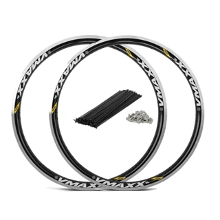 Kit Aro 26" Par Vzan Vmaxx DH ou SL V-BRAKE 36 Furos Com Raios