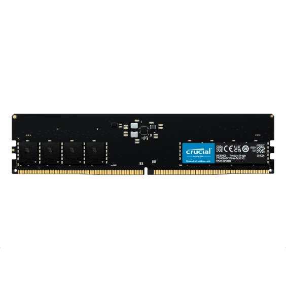 Memória RAM Desktop DDR5 16GB 5600Mhz Crucial