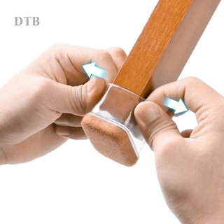 DTB Protetores De Pés De Cadeira Com Feltro De Silicone Para Proteção De Piso