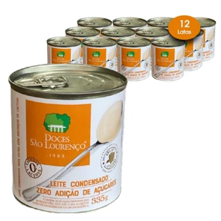 12x Leite Condensado Zero Aç. Zero Lactose S. Lourenço 335g