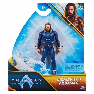 Boneco Aquaman Traje Furtivo 10cm com Acessórios - Filme