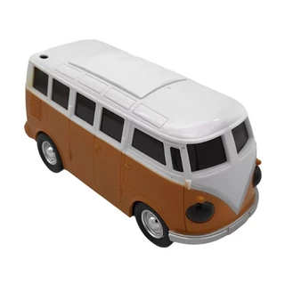 Carrinho Kombi Com Sons E Luzes Bate/Volta 360° Laranja 1089