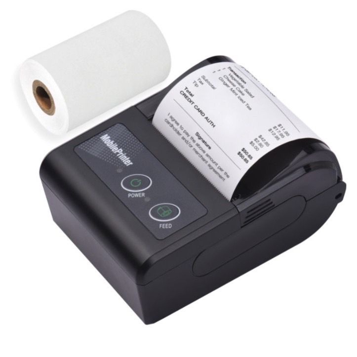 Mini Impressora Portatil Bluetooth Termica 58mm Android Ios