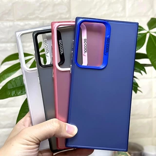 Estojo De Luxo De Cor Fosco Liso Para Samsung S23 S22 Plus Ultra A14 A24 A54 A34 S20 S23 FE 5G Casacos De Silicone À Prova De Choque Capa Macia De TPU