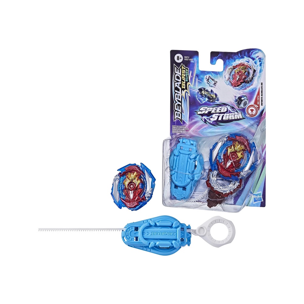 Beyblade Burst Quadstrike Zeal Achilles A8 - Hasbro - Pião de