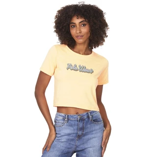Camiseta Feminina Neon Polo Wear Laranja Medio