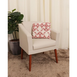 Almofada Quadrada Rustica 40x40 Estampa Étnica Bege