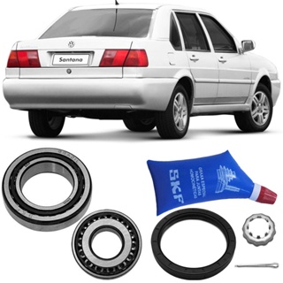 Kit Rolamento Roda Santana 84 A 2006 Traseiro Sem Abs Skf