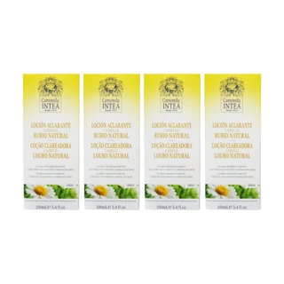 Kit 4 Loção Camomila Intea Clareadora Cabelo Louro Natural
