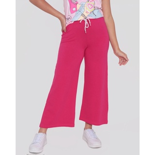 Calça Juvenil Wide Leg Rosa