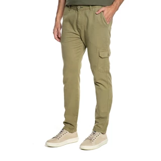 Calça Masculina Sarja Cargo Polo Wear Verde Médio
