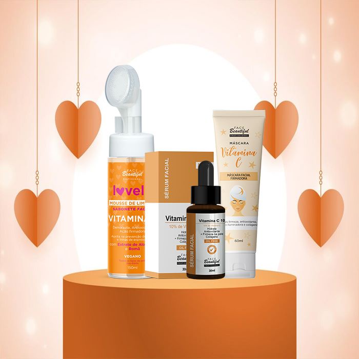 Kit Face Beautiful Skin Care e Cuidados Elimina Impurezas e