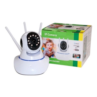 câmera iP robô 3 antenas wifi visão noturna full HD 360º microfone áudio babá eletrônica robozinho sem fio app yoosee